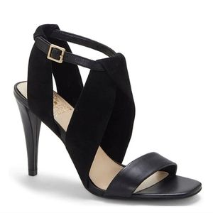 Black strappy Vince Camuto sandals